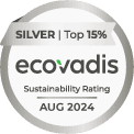 Silver Top 15% EcoVadis Sustainability Rating